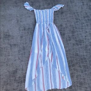 red , white and blue dress
